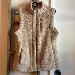 Calvin Klein TEDDY VEST with silver hardware